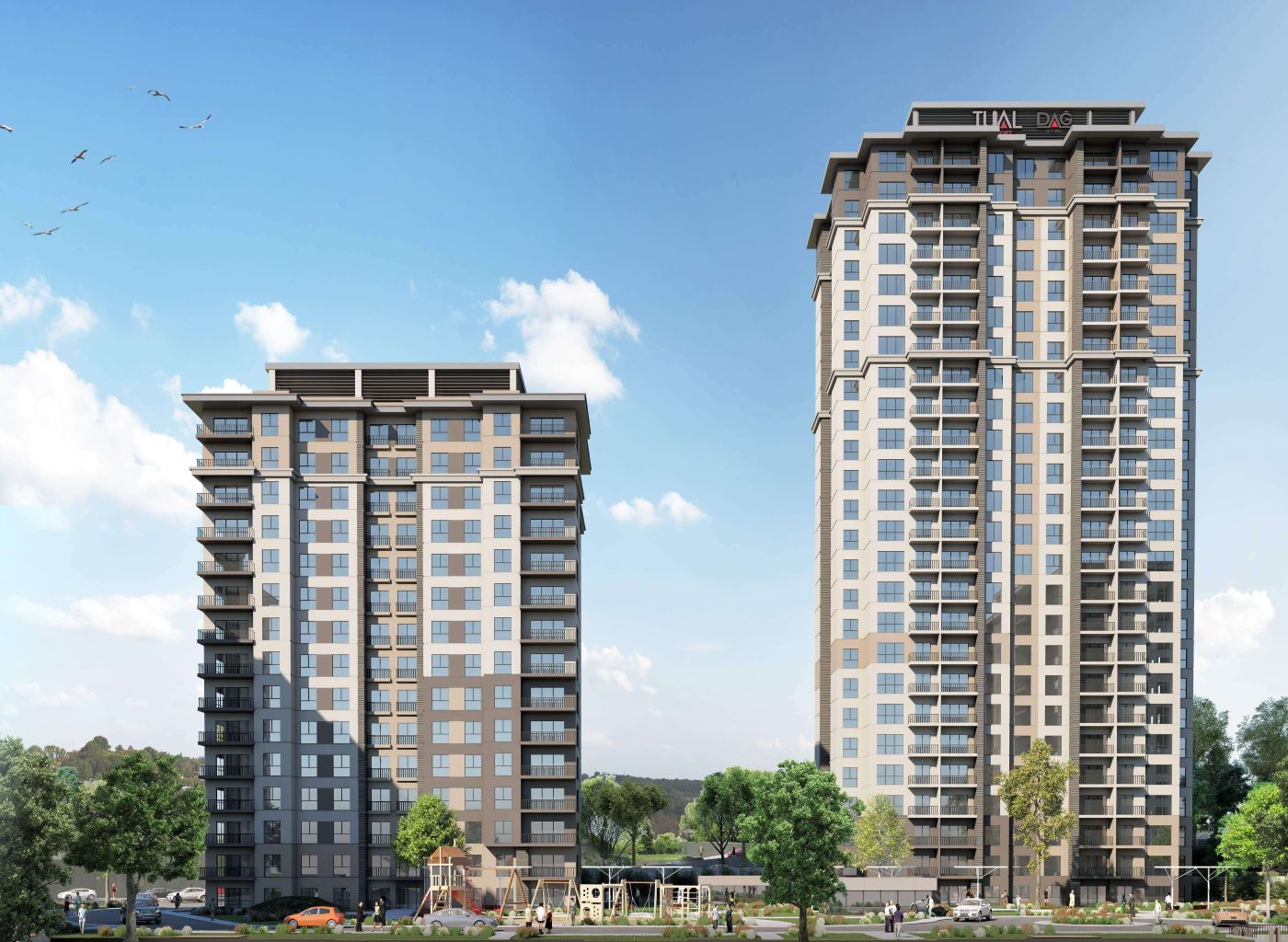 Tual Comfort Project Real estate Istanbul Apartments for sale in Bahcesehir