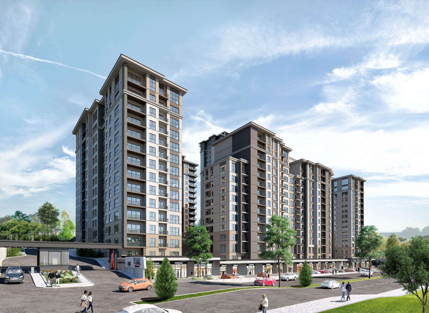 Tual Comfort Project Real estate Istanbul Apartments for sale in Basaksehir