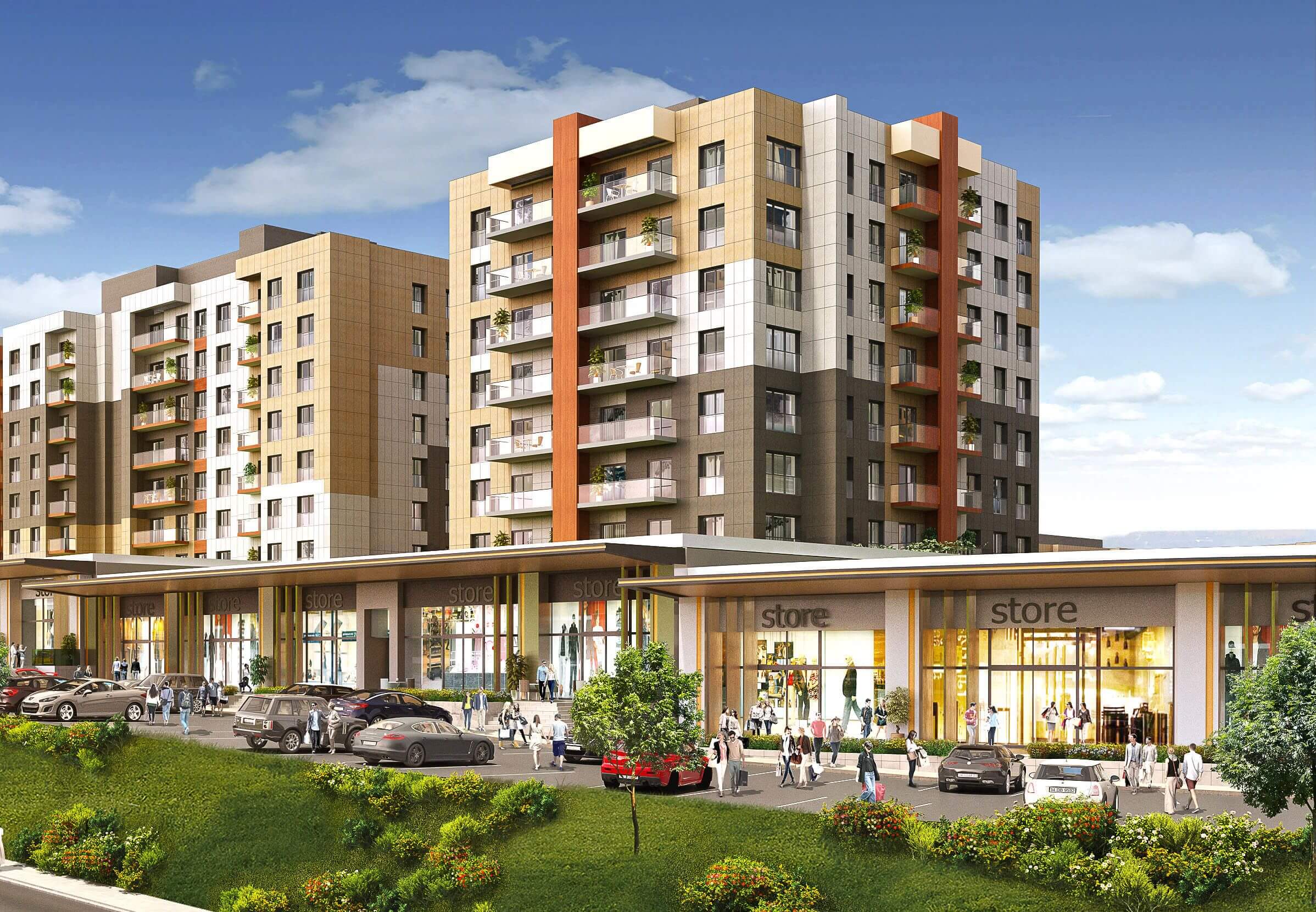 Bizim Evler Guzelce Project Apartments for sale in Istanbul